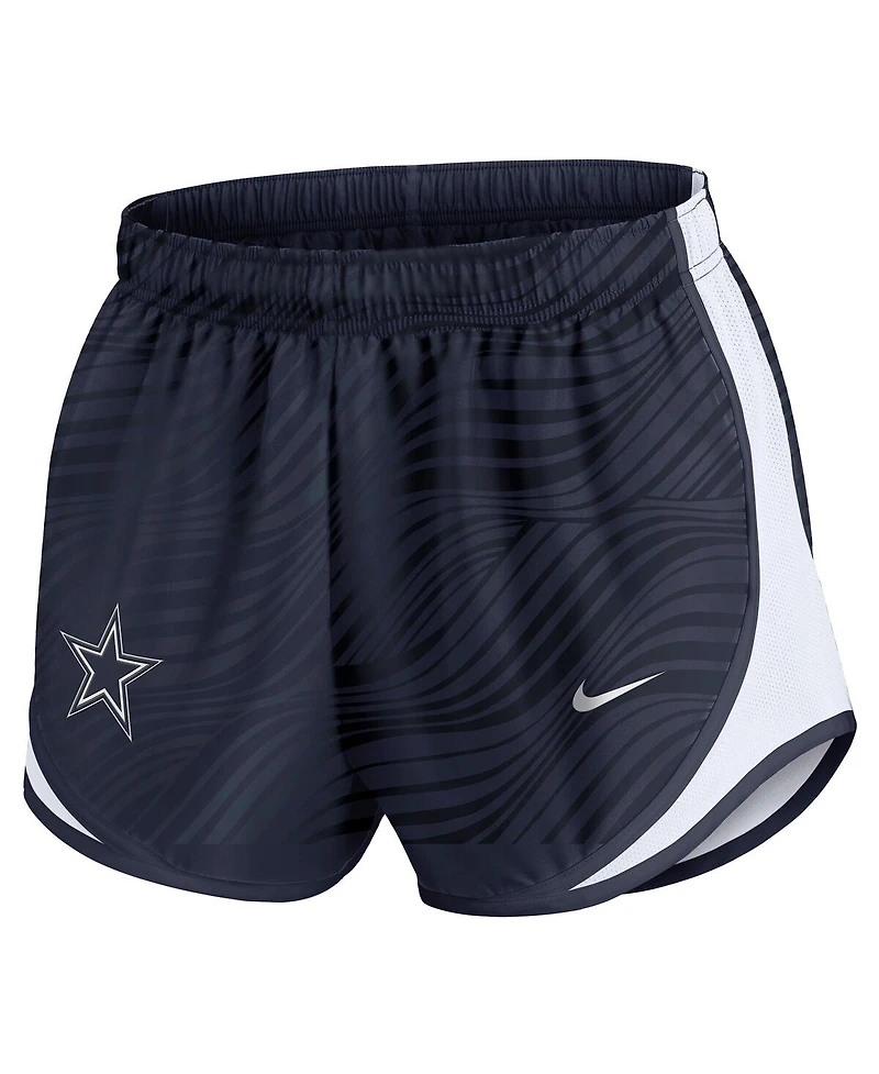 Nike Women's Navy Dallas Cowboys Tempo Performance Shorts