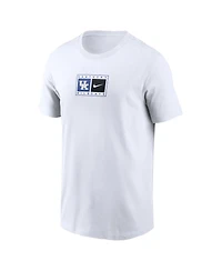 Nike Men's White Kentucky Wildcats Campus Logo Swoosh T-Shirt