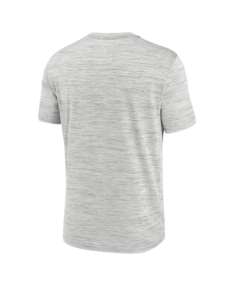 Jordan Men's Gray Michigan Wolverines 2025 Sideline Velocity Performance T-Shirt