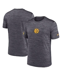 Nike Men's Black Pittsburgh Steelers Sideline Velocity Performance T-Shirt