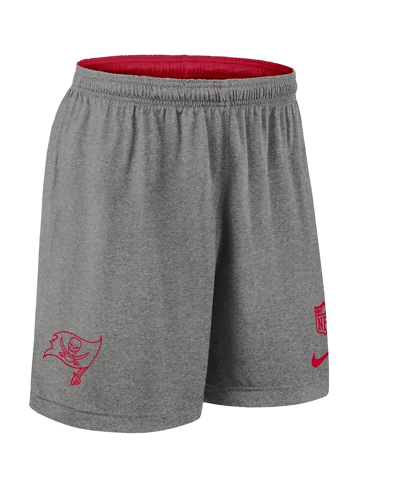 Nike Men's Red Tampa Bay Buccaneers Sideline Reversible Performance Shorts