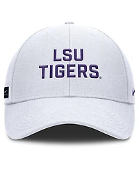 Nike Men's White Lsu Tigers Rise Practice Adjustable Hat