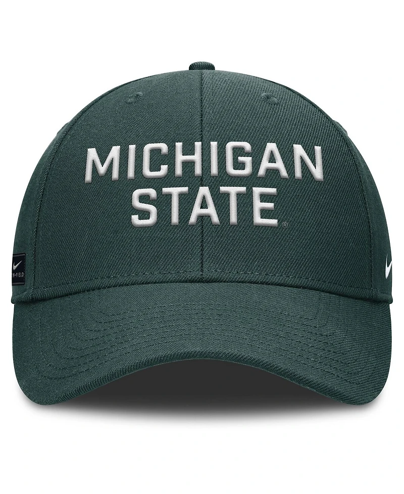 Nike Men's Green Michigan State Spartans Rise Practice Adjustable Hat