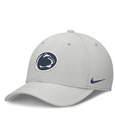 Nike Men's Gray Penn State Nittany Lions Rise Practice Performance Adjustable Hat