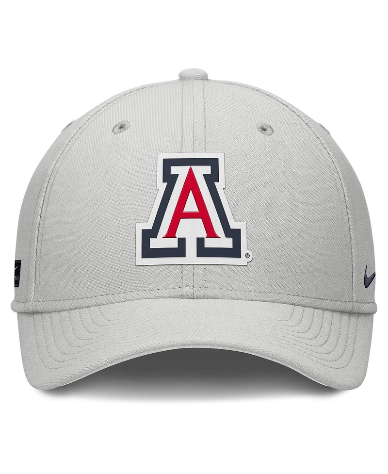 Nike Men's Gray Arizona Wildcats Rise Practice Performance Adjustable Hat