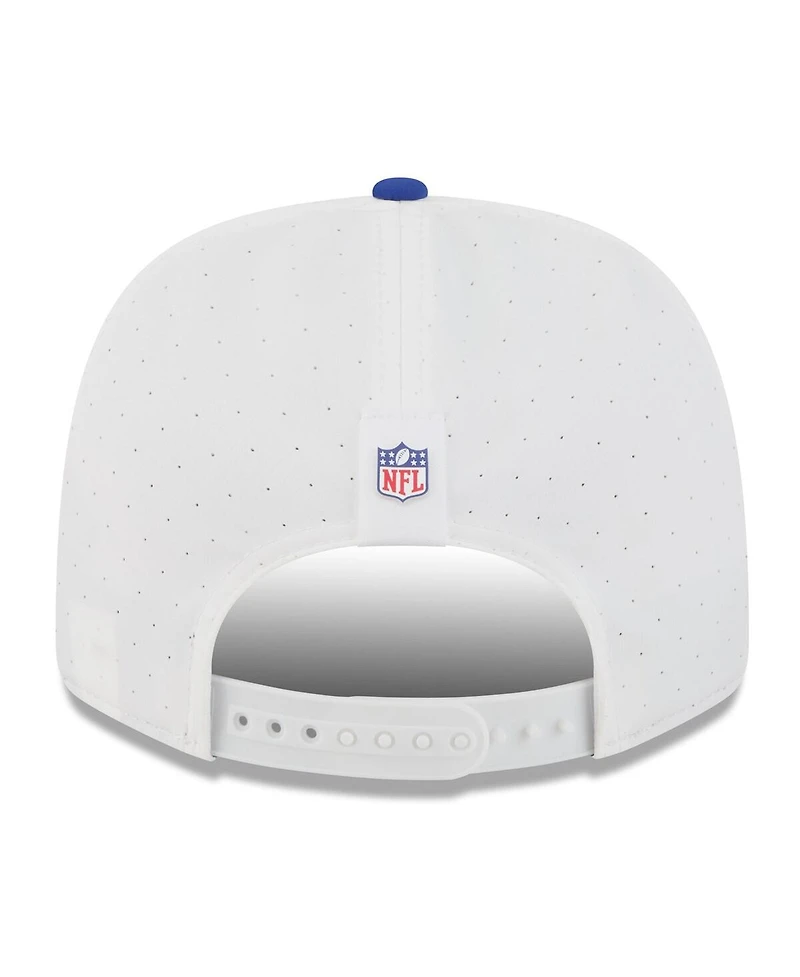 New Era Men's White/Royal New York Giants 2025 Nfl Training Camp 9SEVENTY Adjustable Hat