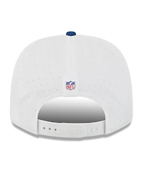 New Era Men's White/Royal Indianapolis Colts 2025 Nfl Training Camp 9SEVENTY Adjustable Hat