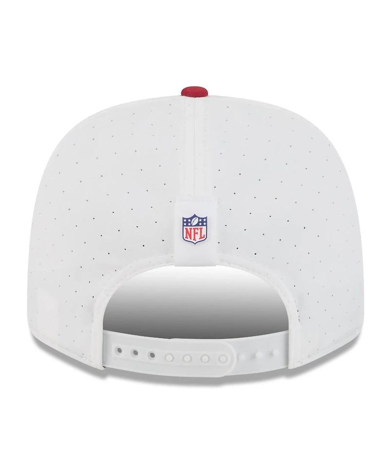 New Era Men's White/Cardinal Arizona Cardinals 2025 Nfl Training Camp 9SEVENTY Adjustable Hat