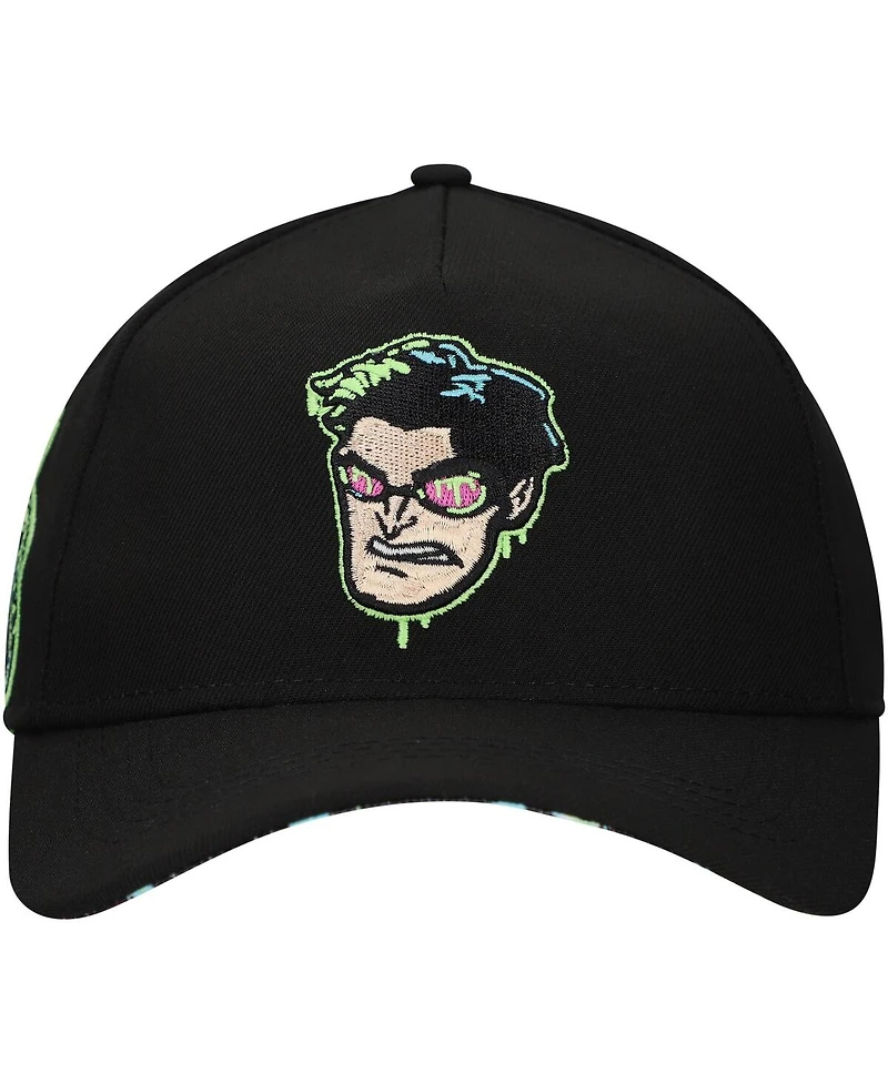 Lids Men's Black Spider-Man Glow-in-the-Dark Dr. Octopus Radioactive A-Frame Adjustable Hat