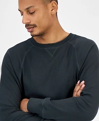 Sun + Stone Men's Waffle-Knit Thermal Shirt, Macy's Exclusive