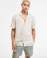 Sun + Stone Men's Camp Mays Regular-Fit Printed Button-Down Shirt, Macy's Exclusive