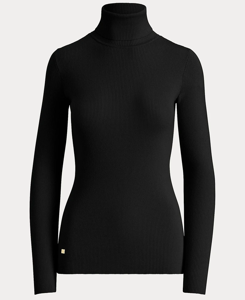 Lauren Ralph Ribbed Turtleneck Sweater