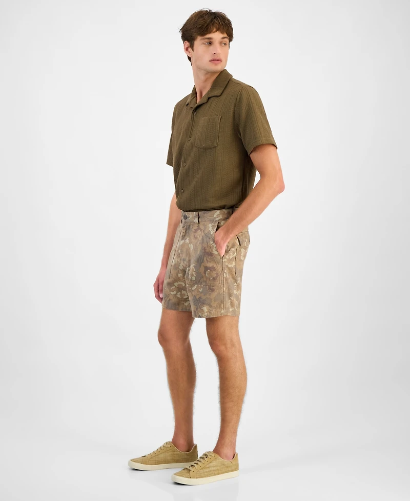 Sun + Stone Men's Camo Field Shorts, Macy's Exclusive