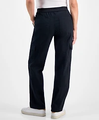 Style & Co Petite Knit-Waist Cargo-Pocket Utility Pants, Macy's Exclusive