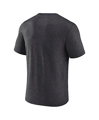 Fanatics Men's Heather Charcoal Florida Panthers 2025 Eastern Conference Champions Old School Tri-Blend T-Shirt