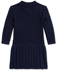 Polo Ralph Lauren Baby Girls Cable-Knit Sweater Dress