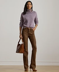 Lauren Ralph Women's Coated High-Rise Boot Jeans