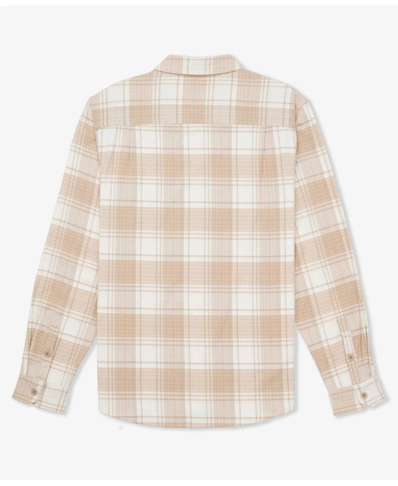 Hurley Men's Portland Stretch Flannel Long Sleeve Shirt
