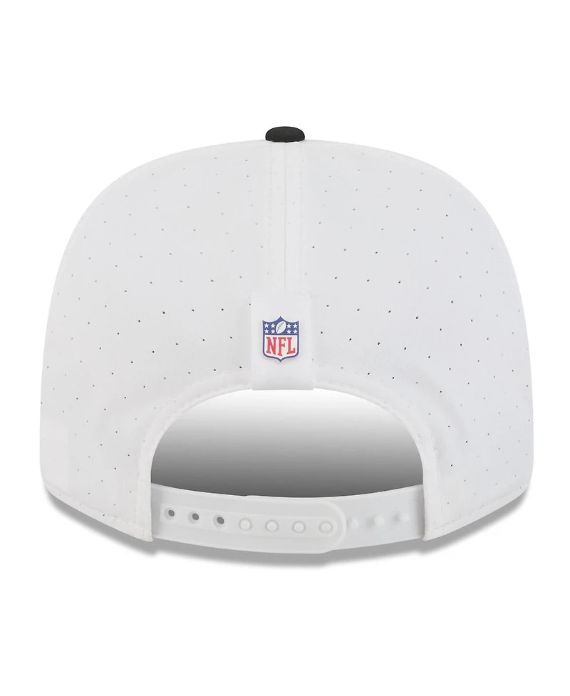 New Era Men's White/Black New Orleans Saints 2025 Nfl Training Camp 9SEVENTY Adjustable Hat