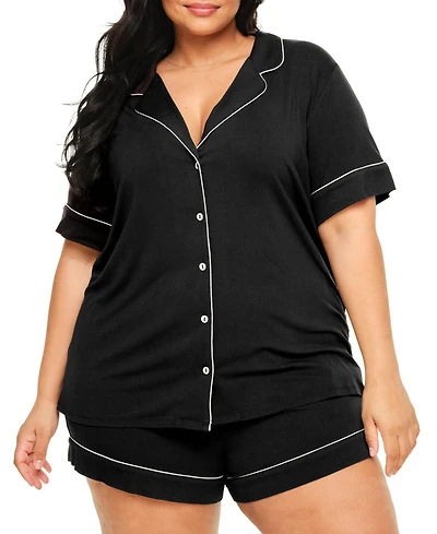 Adore Me Plus Jane Short Pajama Set