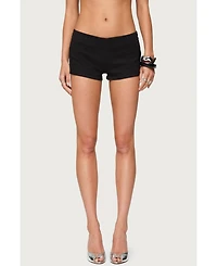 Edikted Women's Dinah Denim Micro Shorts