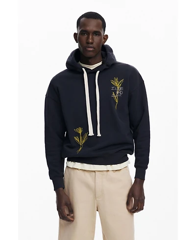 Desigual Men's Hoodie with embroidery