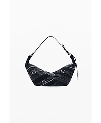 Desigual Women's Small faux leather bag with buckles
