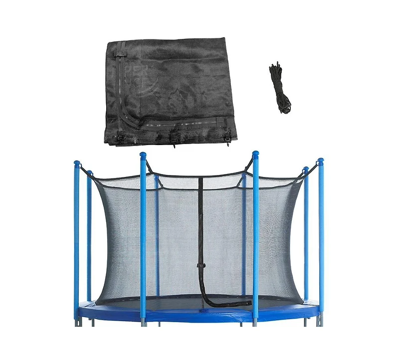 Plexalife Trampoline Safety Enclosure Net, Fits Ft Round Frame