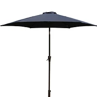 8.8 feet Outdoor Aluminum Patio Umbrella with 42 Pound Square Resin Umbrella Base