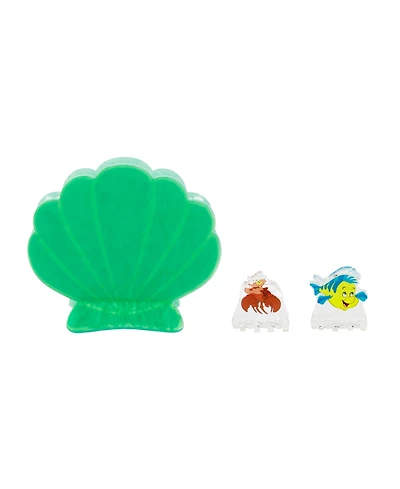 Disney Little Mermaid Sebastian & Flounder 3-Piece Hair Clip Set