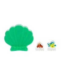 Disney Little Mermaid Sebastian & Flounder 3-Piece Hair Clip Set