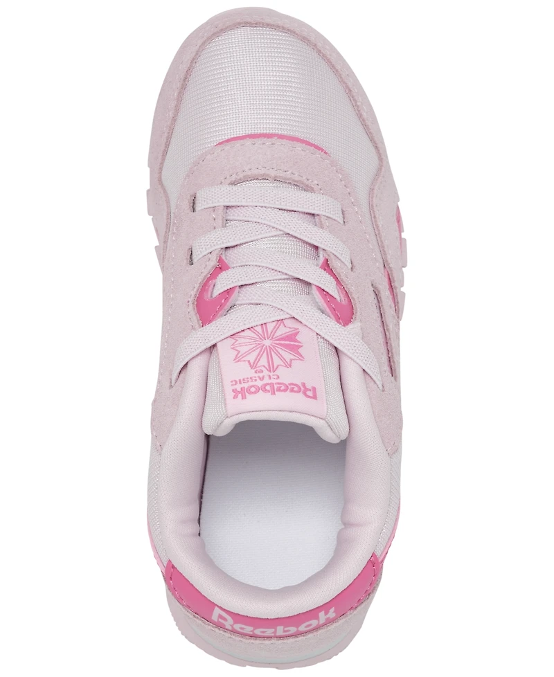 Reebok Toddler Girls Classic Nylon Stretch Lace Casual Sneakers from Finish Line