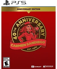 Maximum Gaming Carmen Sandiego 40th Anniversary Edition for Playstation 5
