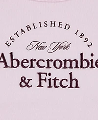 abercrombie kids Girls Anf Heritage Logo Graphic Ruched T-Shirt