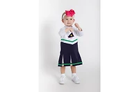 Florence Eiseman Little Girls French Terry Jumper With Cheer Megaphone