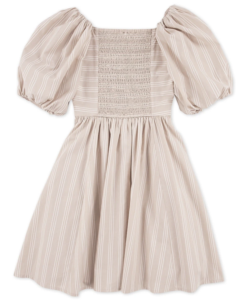 abercrombie kids Girls Emerson Puff Sleeve Mini Dress