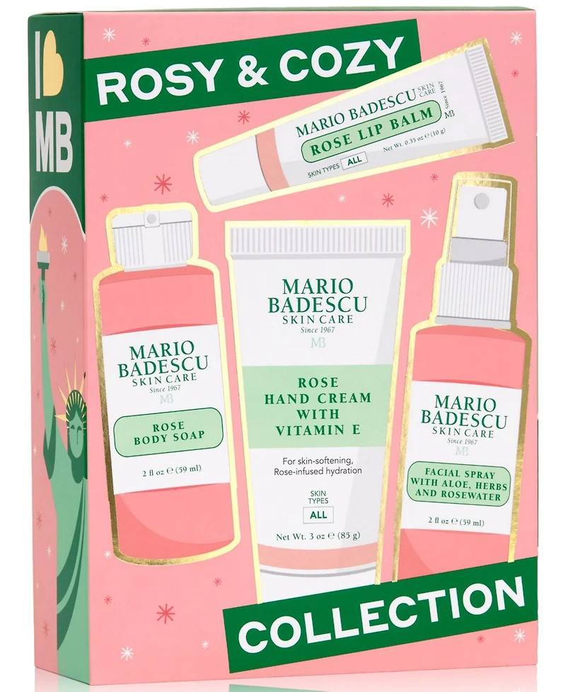 Mario Badescu 4-Pc. Rosy & Cozy Set, Created for Macy's