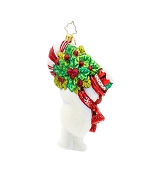 Christopher Radko Snowy Retro Cheer Ornament