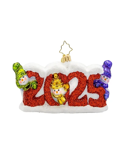 Christopher Radko 2025 Snow Day Ornament
