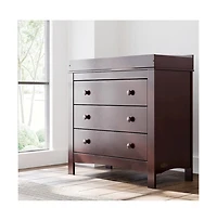 Graco Noah 3 Drawer Chest with Changing Topper (Espresso)