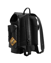 Coach Men's Hitch Signature Canvas with Patches Backpack