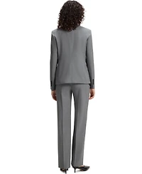 Boss by Hugo Women's Melange Virgin Wool Double-Breasted Blazer