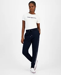 Tommy Hilfiger Women's Solid Logo Joggers