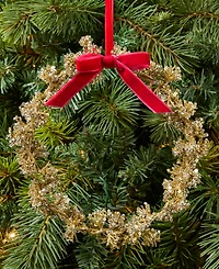 Holiday Lane Berry Tones Gold-Tone Wreath Ornament, Macy's Exclusive