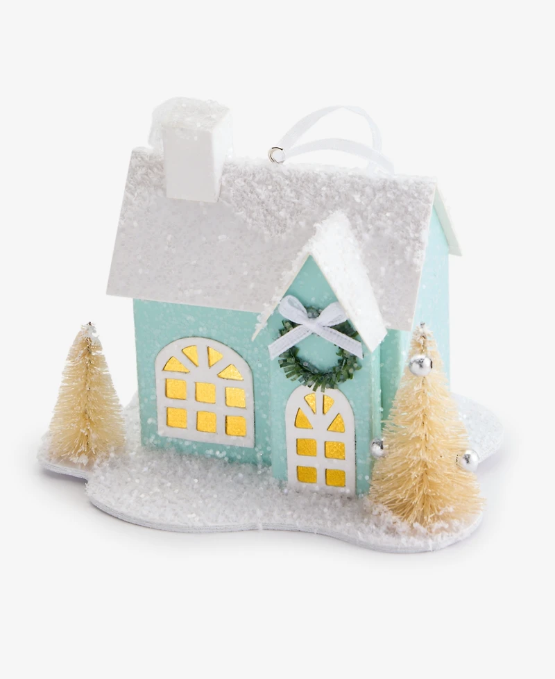 Holiday Lane Pastel Shine Light-Up House Ornament, Macy's Exclusive