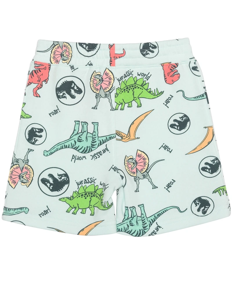 Jurassic Park Toddler Boys 2-Piece Crewneck T-Shirt and Shorts Set