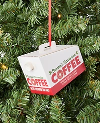 Holiday Lane Foodie Coffee Box Ornament, Macy's Exclusive