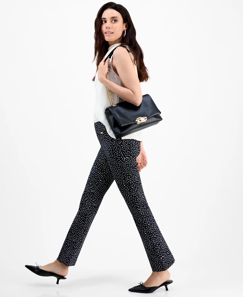 I.n.c. International Concepts Petite Printed Bootcut Pull-On Pants, Macy's Exclusive