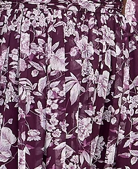 Alex & Sophia Juniors' Printed Sweetheart Fit Flare Dress