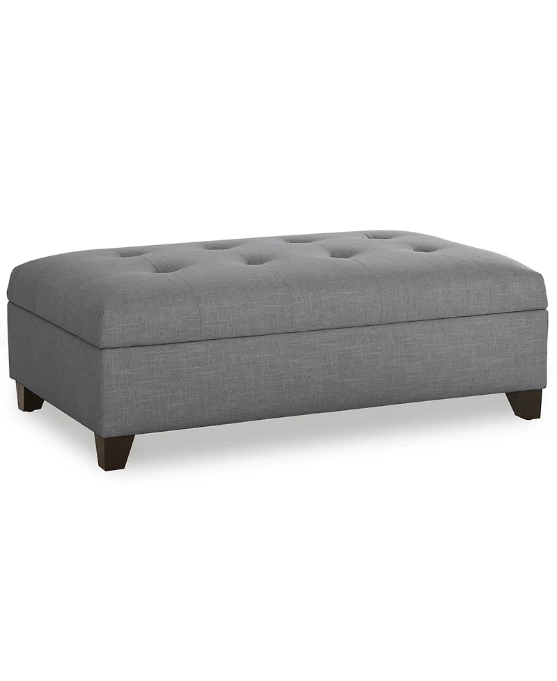 Kallison Fabric Storage Ottoman, Exclusively at Macy's